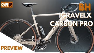 BH iGravelX Carbon Pro  Preview  La primera ebike de BH con suspensión trasera [upl. by Alyekahs275]