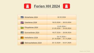 Ferien HH 2024 [upl. by Burne]