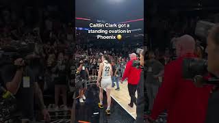 Caitlin Clark gets a standing ovation in Phoenix [upl. by Orestes]