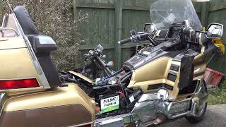 Goldwing GL1500SE Anniversary 1991 First start in a good while Its loud [upl. by Latimer]