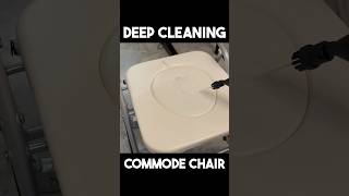 Deep clean commode chair cleaning commode [upl. by Nadeau]