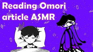 ASMR Reading an article about Omori  Whispered Reading [upl. by Garber7]