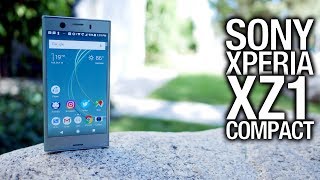 Sonys Mini Flagship is a Powerhouse  XPERIA XZ1 Compact Review  Pocketnow [upl. by Dnalsor]