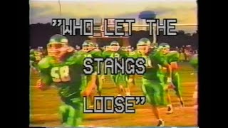 1995 Mainland Mustangs Football Highlights  1995 SJ Group III Champions [upl. by Duyne]