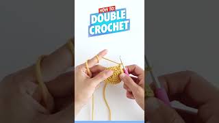 How To Crochet Double Crochet for Beginners DC  Amigurumi Tutorial [upl. by Inaluiak527]