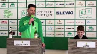 Pressekonferenz BSG Chemie vs ZFC Meuselwitz [upl. by Isaacs]