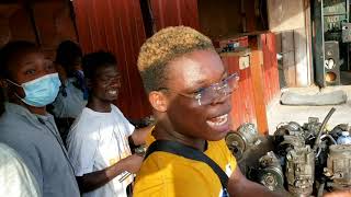 Ay Poyoo visits Abossey Okai  Where the hustle started [upl. by Anaili]