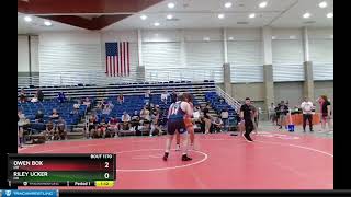 Junior Boys 285 Owen Box OH Vs Riley Ucker OH [upl. by Chanda125]