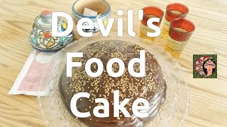 RecipeRecette Devils Food Cake [upl. by Notlem]