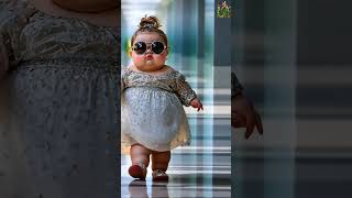 Adorable Baby Fashion Show Chubby Toddlers Walking cute fashion baby viral LittleVeggieStars [upl. by Narmi]