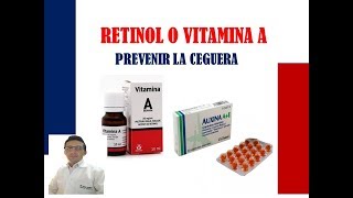 VITAMINA A  PARA QUE SIRVE VITAMINA A  VITAMINA A O RETINOL EN NIÑOS [upl. by Sion621]