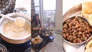 Ashtami Navmi Bhog  Kanya Pujan Thali  Kala Chana Sooji Halwa Poori  Rj Payals Kitchen [upl. by Alak]