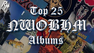 Top 25 NWOBHM Albums 19791986 Iron Maiden Saxon Venom Tank Angel Witch amp Raven [upl. by Beth540]