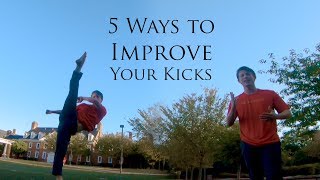 5 Ways to Improve Your TRICKING KICKS [upl. by Enois464]