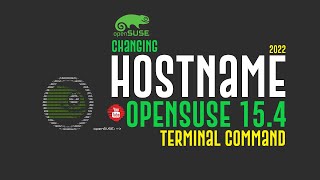 How to change hostname on OpenSUSE 154  change hostname in Linux using Single Terminal Command [upl. by Yrtnahc361]