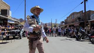 Oatman AZ Gun Fight [upl. by Eartnoed]