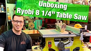 My New Ryobi 8 14quot Compact Table Saw [upl. by Zetrok831]