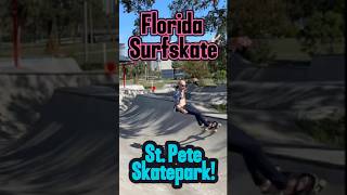 Surfskating St Pete Skatepark Florida [upl. by Chaker]