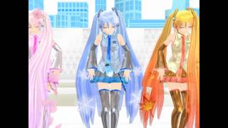 【MMD】 Bakunyumorion 【Aki Yuki and Sakura Miku】 1080p [upl. by Genesa]