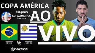 BRASIL X URUGUAI AO VIVO  COPA AMÉRICA 2024  QUARTAS DE FINAL [upl. by Hcirteid]