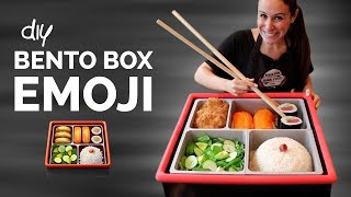 DIY BENTO BOX 🍱 FOOD EMOJIS IN REAL LIFE 🍣🍤 [upl. by Anneliese]