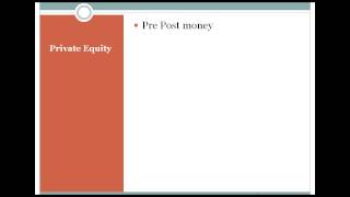 Pre Post money numerical of the private equity [upl. by Bonine347]