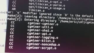 ZEUS amp LKETC USB LITECOIN CGMINER TUTORIALUBUNTU [upl. by Haveman]