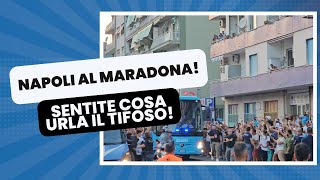 NAPOLI PARMA  Gli AZZURRI arrivano al MARADONA  Sentite cosa URLA un TIFOSO alla fine [upl. by Niai665]