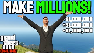 Best Way to Make Millions for the NEW DLC GTA 5 Online Solo Money Guide [upl. by Gnilrac]