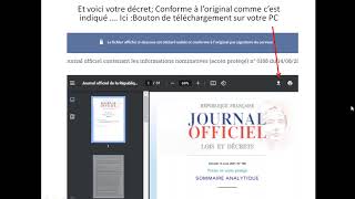 Comment Télécharger le Derniers Décrets Naturalisation [upl. by Nivlad27]