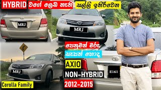 Toyota AXIO Non Hybrid 20122015 Review Sinhala Buy amp Save money and invest it for other By MRJ [upl. by Romulus522]