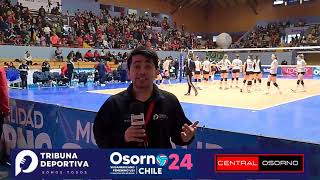 CHILE CLASIFICA AL MUNDIALSUDAMERICANO DE VOLEIBOL OSORNO 2024 [upl. by Odnala]