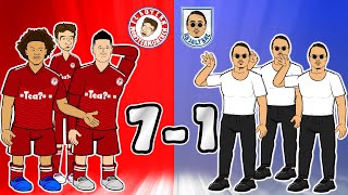 71 Bayern Munich vs RB Salzburg Champions League Goals Highlights 22 Lewandowski Hattrick [upl. by Erbe32]