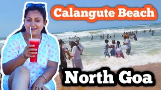 DISCOVER Calangute Beach JUST STEPS FROM MY HOTEL [upl. by Gottwald]