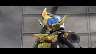 Kamen Rider Caucasus GOLD RIDER  Kamen Rider Kabuto PS2 [upl. by Ahsrat]