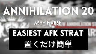 3 Steps and AFK Annihilation 20Ashy Marsh Easiest AFK Guide Old Operators Only【Arknights】 [upl. by Ralfston]