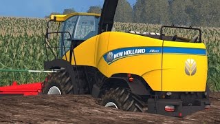 Ls15  Maishäckseln im Schlamm II  New Holland FR 850 [upl. by Na]