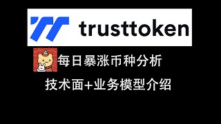 每日暴涨币种分析  TRU香港板块BN支持的链上无质押借贷平台 技术面业务模型介绍 [upl. by Giffer741]