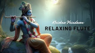 Krishna vrindaban Flute  Sleep Music  Meditation Music Study Calming Music [upl. by Eninej]