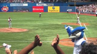 Halladays Return To Rogers Centre  July 2 2011 [upl. by Lalo]