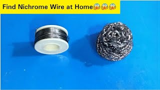 how to find nichrome wire at home  HowToFindNichromeफ्री में  Nichrome Wire where to find [upl. by Karrah]