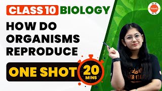 How do Organisms Reproduce One Shot 20 Minutes  NCERT Class 10th Science Chapter8 Cbse2024 [upl. by Eilis]