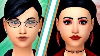 CASSANDRA GOTH MAKEOVER  The Sims 4 CreateASim [upl. by Hellah]