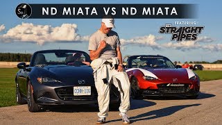 Testing the 2019 Miata and Cup Race Car  TheStraightPipes Included [upl. by Chui]