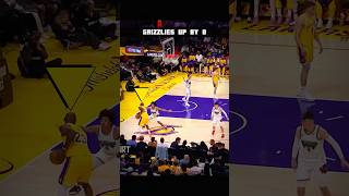 PART 2  LeBron Historic TripleDouble 👑 Grizzlies vs Lakers nba shorts [upl. by Jodie567]