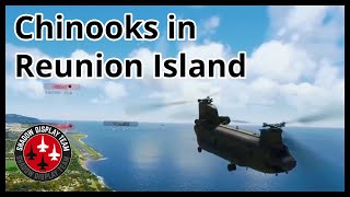 Chinooks in Reunion Island [upl. by Meredi]