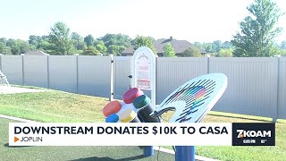 Downstream Casino donates 10K to CASA [upl. by Aitak]