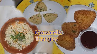 Mexican style mozzarella trianglehow to make mozzarella crunchhow to italian buffalo mozzarella [upl. by Dirfliw194]