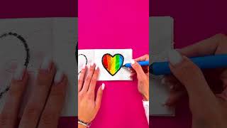 🌈🚽✨ RAINBOW WATER ART CHALLENGE 🤩  Creative toilet paper water drawing hack shorts [upl. by Landa]