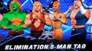 Street Fighter WWE 2011 CAWs  by jim784m [upl. by Rand726]